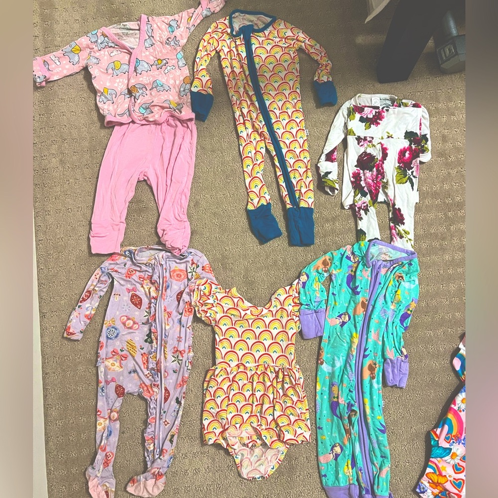 Posh peanut, little Sleepies, Lou bundle (6 outfits)